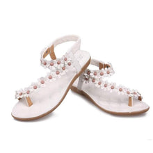 Summer Bohemia Sweet Beaded Sandals Clip Toe Sandals Beach Shoes - goktown.com