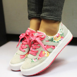 Women casual shoes printed casual shoes women canvas shoes tenis feminino 2018 new arrival fashion women sneakers - goktown.com