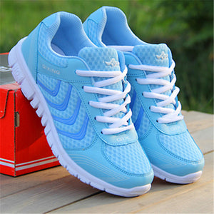 Fast delivery 2018 new arrivals women casual shoes breathable fashion white colors women sneakers shoes laces tenis feminino - goktown.com