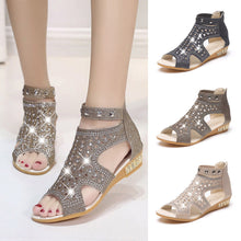 Spring Summer Ladies Women Wedge Sandals Fashion Fish Mouth Hollow Roma Shoes - goktown.com